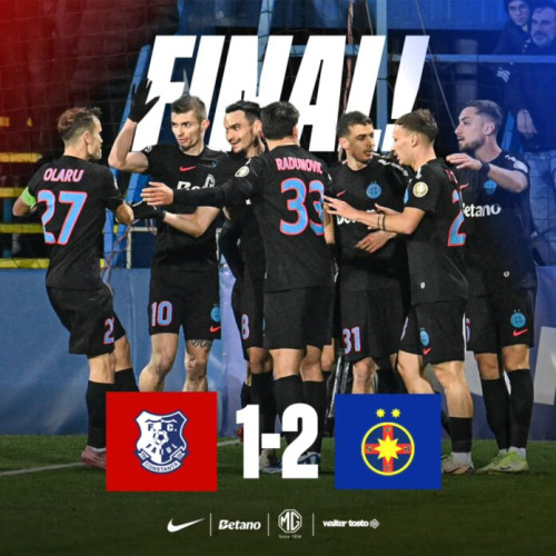 FCSB a câștigat cu 2-1 la Farul Constanța în etapa a 18-a a Superligii