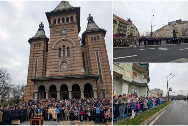 Manifestări militare și culturale la Timișoara cu ocazia Zilei Naționale