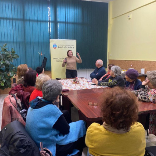 Seniorii din Oradea pregătesc sărbătorile de iarnă prin activități creative