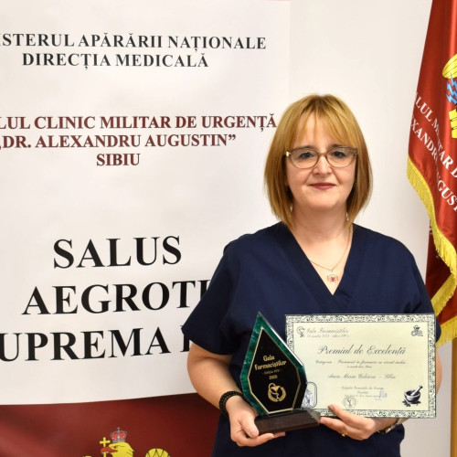 Farmacistul sibian Anca-Maria Colcieru, premiată pentru excelență la Gala Farmaciștilor 2025