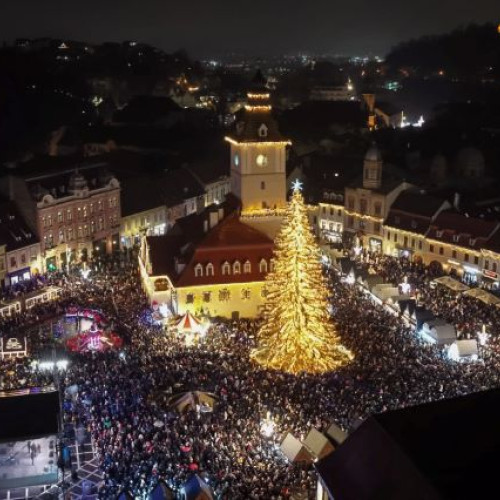Sărbătorile de iarnă continuă la Brașov cu spectacole pentru copii și concerte live