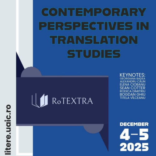 UAIC Iași organizează conferința internațională Contemporary Perspectives in Translation Studies