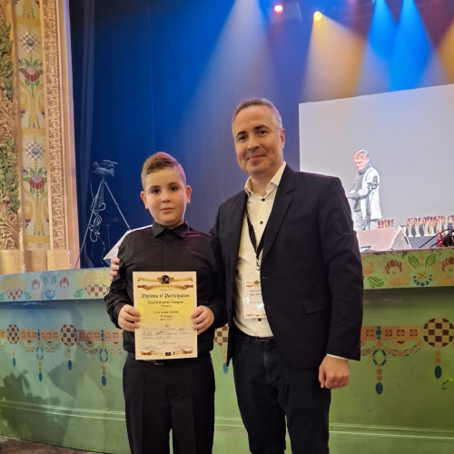 Elev constănțean, premiat la competiția mondială de acordeon