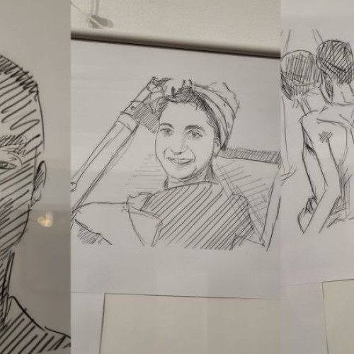 Expoziție la Biblioteca Județeană Brașov cu lucrări inspirate de Auschwitz