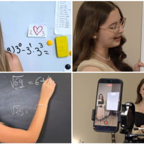 Două profesoare din Iași predau matematică prin lecții video pe rețelele sociale