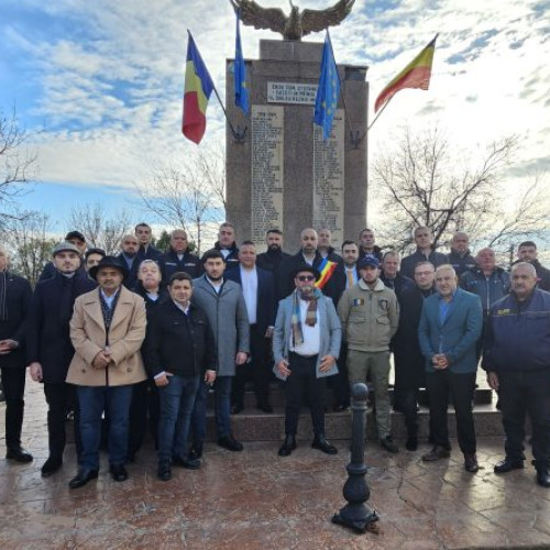 La Ștefăneștii de Jos s-a sărbătorit Ziua Națională cu omagii și recunoștință pentru veterani
