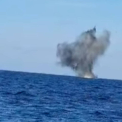 O dronă maritimă Sea Baby neutralizată de scafandrii militari în Marea Neagră