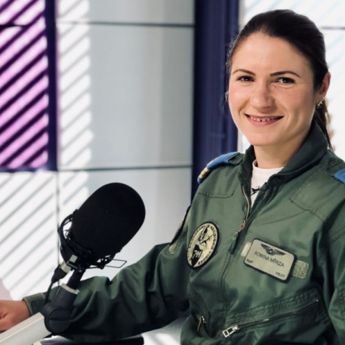 Romina Mîrza, prima femeie pilot de avion de luptă din România