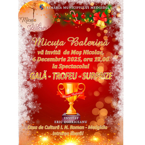 Spectacol de balet și muzică la Casa de Cultură „I. N. Roman” din Medgidia