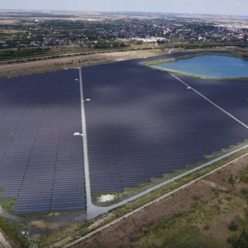 Cel mai mare parc fotovoltaic din Giurgiu funcționează pe un teren reabilitat