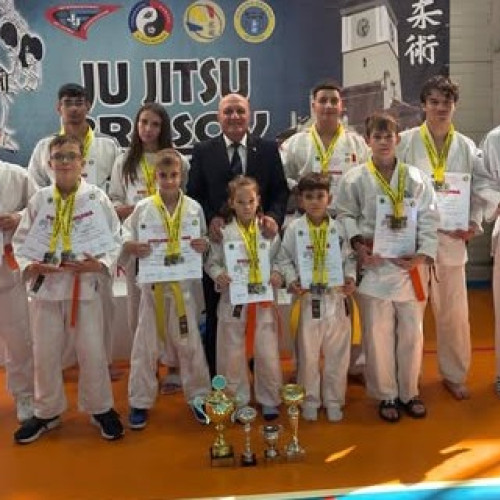 ACS Aquila Giurgiu obține 23 de medalii la Brașov Open 2025 la Ju Jitsu