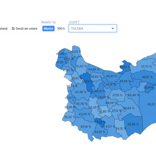 PSD și AUR domină opțiunile electorale în județul Tulcea în 2025