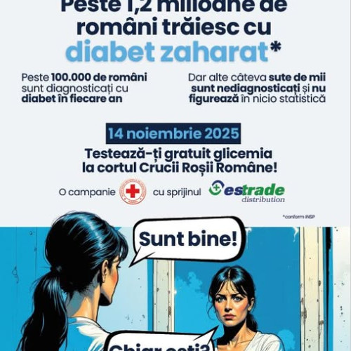 Verificare gratuită a glicemiei la Tulcea de Ziua de Luptă împotriva Diabetului