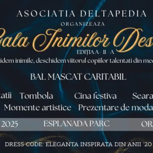 Gala Inimilor Deschise sprijină educația copiilor defavorizați din Tulcea