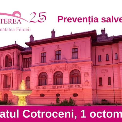 Zeci de clădiri din România vor fi iluminate în roz pentru Ziua luptei împotriva cancerului de sân