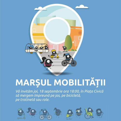 Marșul mobilității la Tulcea în septembrie 2025 pentru promovarea transportului ecologic