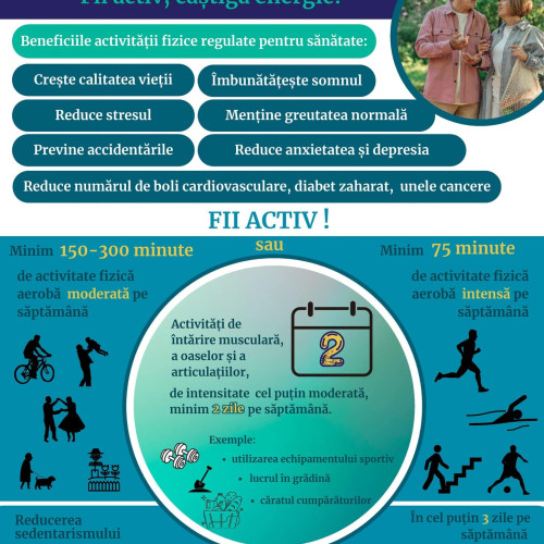Campanie națională promovează alimentația sănătoasă și activitatea fizică în această toamnă