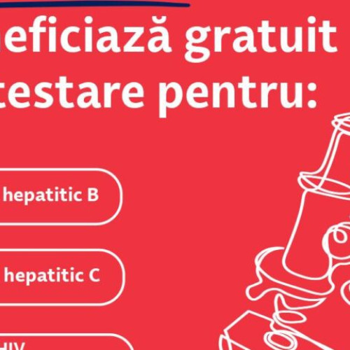 Testarea gratuită pentru hepatitele B, C și HIV, disponibilă în România în 2025