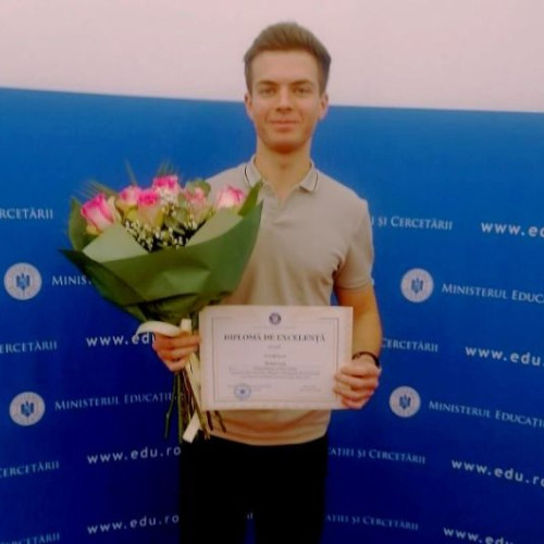 Ionuț Merăuță, elev din Focșani, premiat pentru medalia de argint la Olimpiada Europeană de Geografie