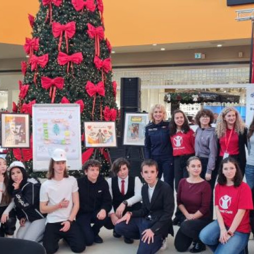 Patru desene câștigătoare premiază creativitatea elevilor la Mall Coresi