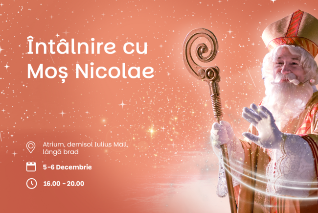 Iulius Town pregătește un weekend plin de surprize pentru copii de Moș Nicolae