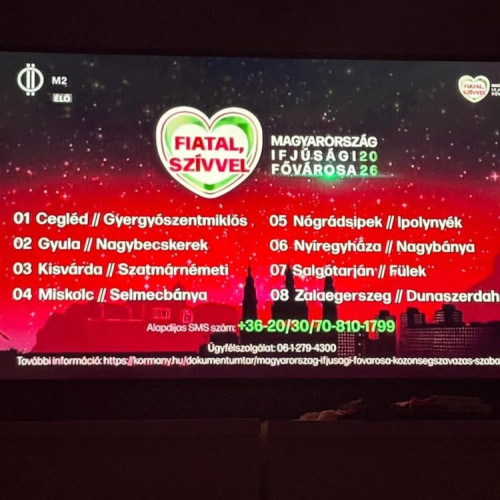 A început votul pentru capitala de tineret Ungaria 2026. Nyíregyháza și Baia Mare au nevoie de sprijin