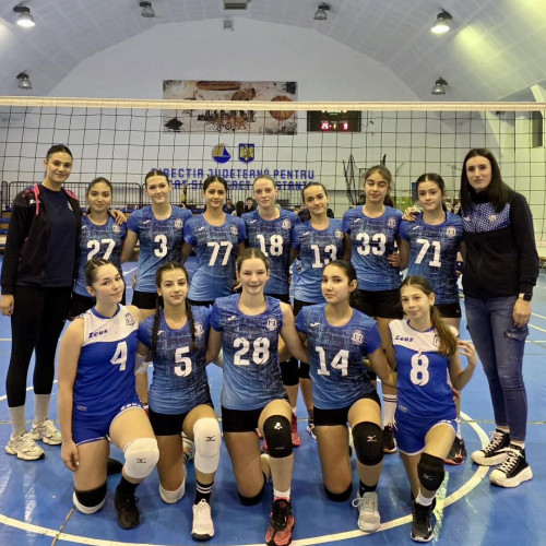 CS Medgidia a început cu victorii turneul de volei juvenil