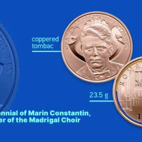Banca Națională a României lansează moneda dedicată centenarului dirijorului Marin Constantin