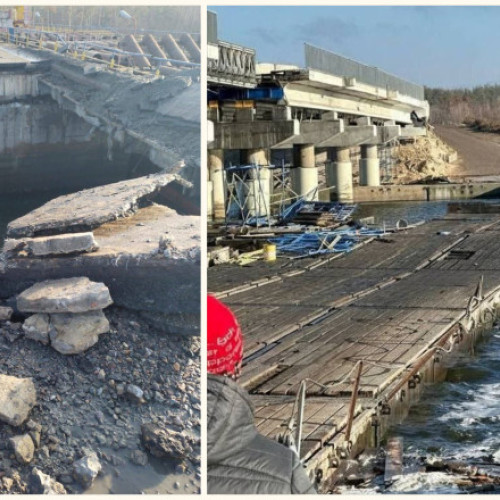 O rachetă rusească a lovit barajul Peceneg, în regiunea Harkov