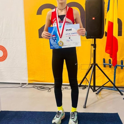 Atleta Natalia Ciobotaru, medaliată cu bronz la „Cupa de Iarnă” de la București
