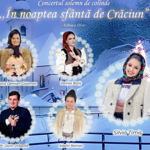 Concert solemn de colinde organizat la Făurești în ajunul Crăciunului