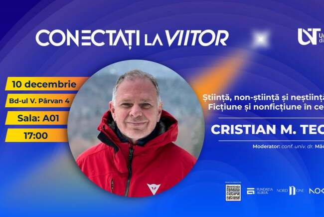 Discuție despre legătura dintre ficțiunea SF și cercetarea științifică la UVT