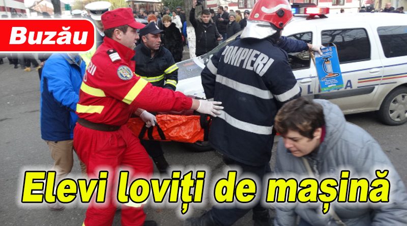 Doi adolescenți de la Liceul Gr. Moisil, accidentați pe trecerea de pietoni din Buzău