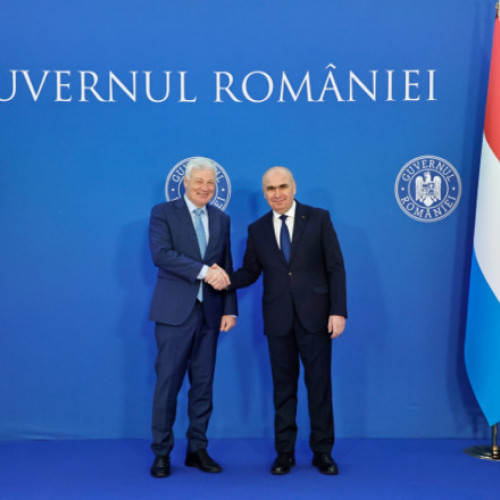 Ilie Bolojan discută cu președintele Camerei din Luxemburg despre securitate și colaborare bilaterală