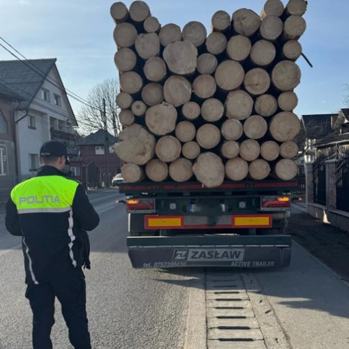 Acțiune de prevenire a poliției în Borșa pentru circulație prudentă și respectarea legii