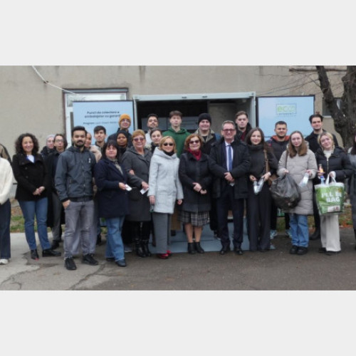 Universitatea din Oradea implementează un sistem eco pentru colectarea ambalajelor în campus
