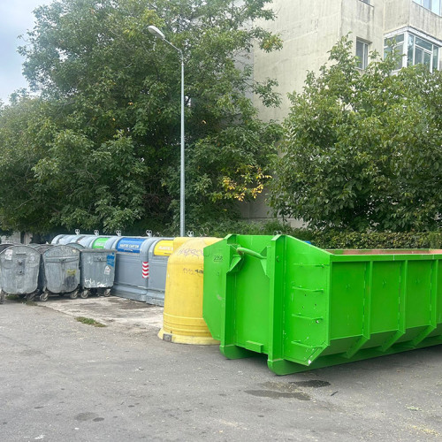 Containere pentru deșeuri voluminoase, amplasate în cartierele Brătianu și Inel II din Constanța