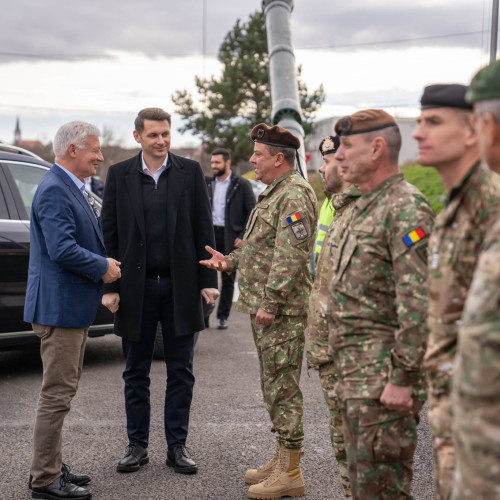 Mircea Abrudean evidențiază importanța bazei militare de la Cincu în apărarea NATO