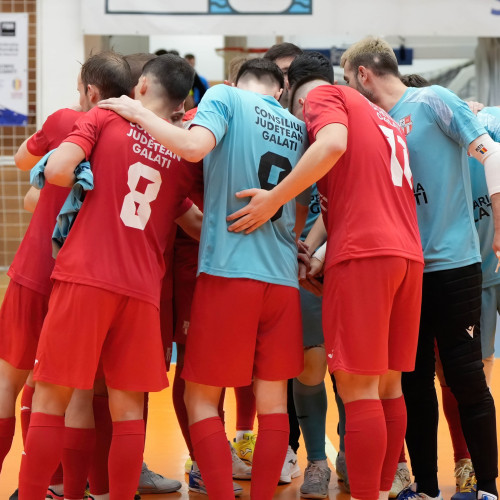 United Galați are două meciuri decisive acasă pentru a urca pe primul loc în Liga I de futsal