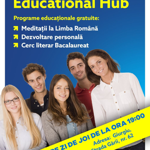 Un nou hub educațional oferă sprijin gratuit elevilor din Giurgiu
