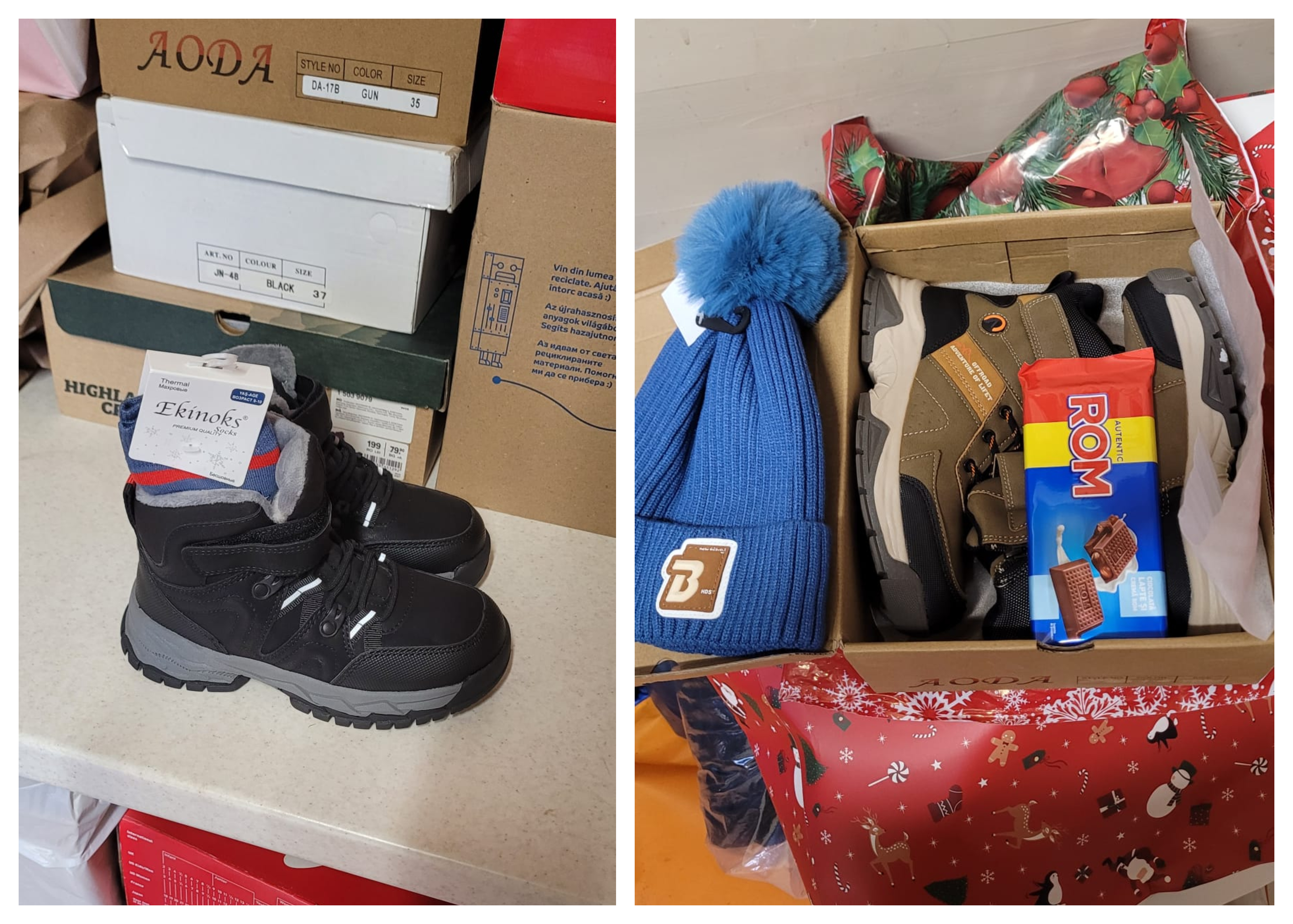 Campania „Încalţă un copil” din Galaţi adună aproape 500 de perechi de încălţăminte pentru copiii nevoiaşi