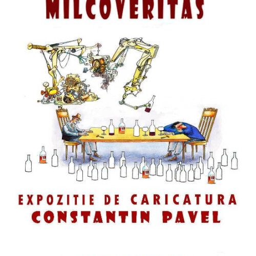 Salonul de grafică satirică MILCOVERITAS reunește creații recente ale lui Constantin Pavel