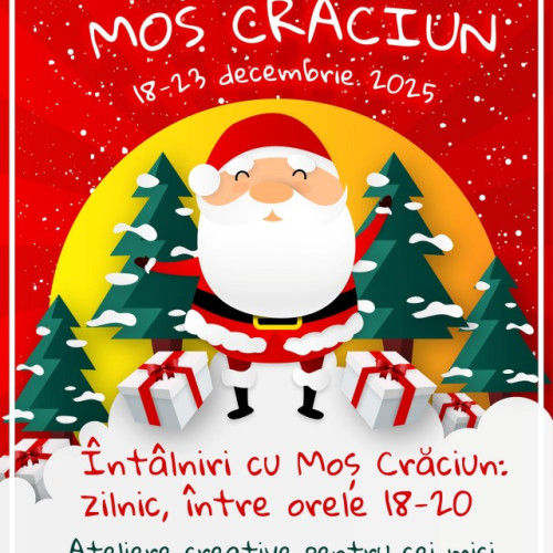 Moș Crăciun vine joi în Piața Republicii pentru copiii din Țara Făgărașului