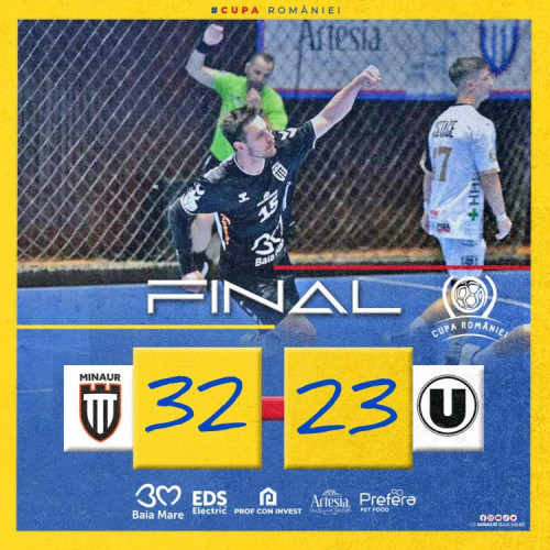 Minaur Baia Mare obține calificarea în sferturile Cupei României la handbal