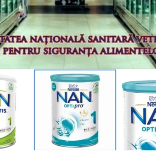 Nestlé România retrage loturi de lapte praf contaminate cu Bacillus cereus
