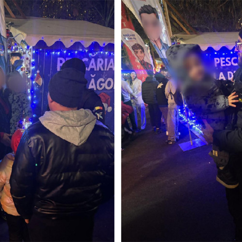 Jandarmii din Constanța au găsit un copil de 2 ani rătăcit la târgul de Crăciun