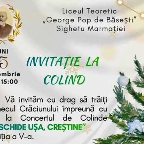 Concert de colinde la Sighetu Marmației în ajun de sărbători