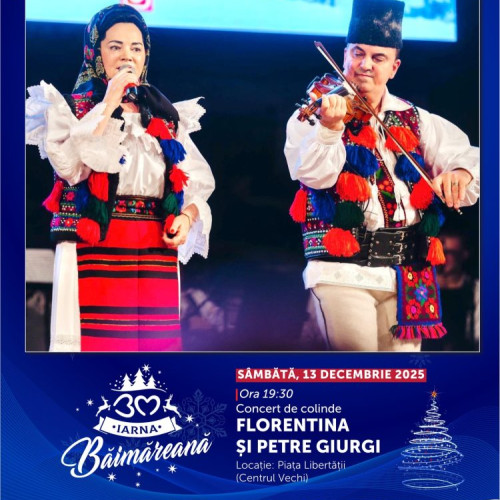 Baia Mare găzduiește un concert special de colinde autentice în centrul orașului