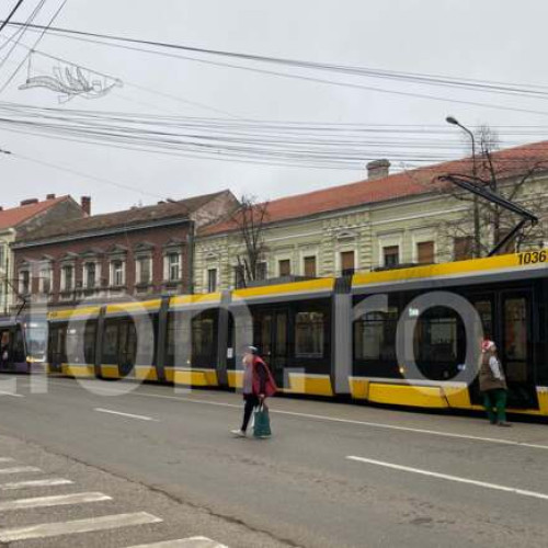 Pana la tramvaiul turistic din Timișoara afectează liniile 1 și 2