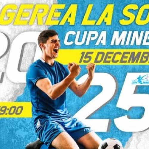 Cupa Minerul la fotbal în sală reunește 16 echipe la Sala Lascăr Pană